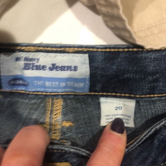 Old Navy Khaki and Jean Shorts Size 20 - Picture 3 of 7